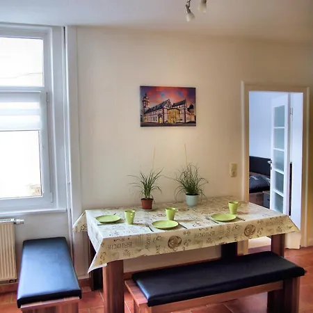 Appartement An Der Historischen Heuwaage Ohrdruf Esterno foto
